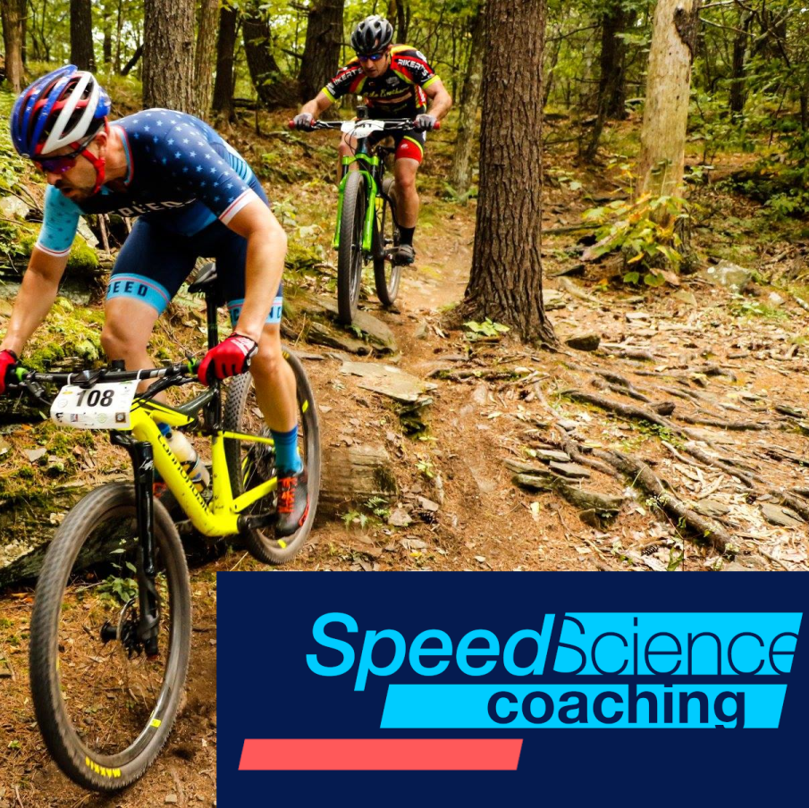 Mountain biker from speed science coaching